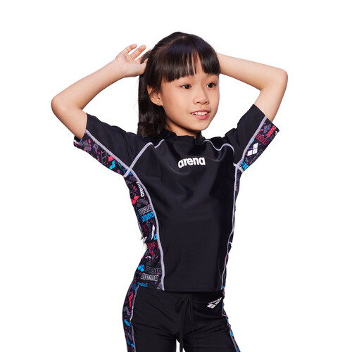 arena Junior Swim Top-AUV23382-BKMT